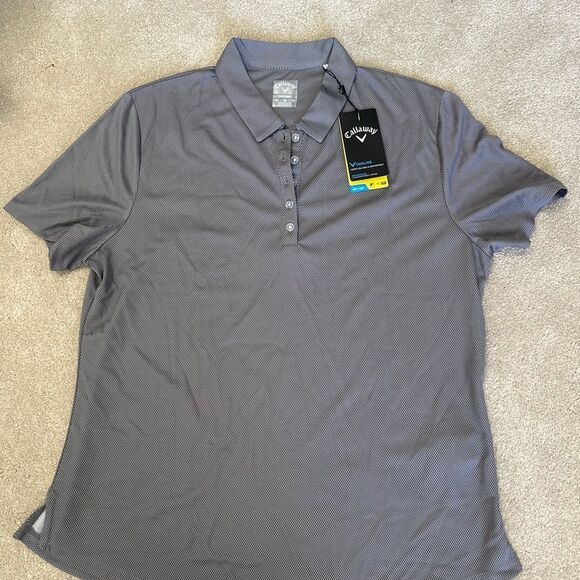 Callaway Charcoal Polo Shirt - Picture 1 of 2